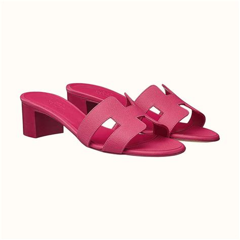 hermes fuchsia sandals